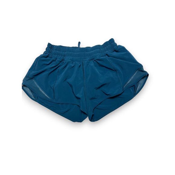 Lululemon Vibrant Blue Athletic High Performance Shorts Size 4 Regular - Picture 2 of 9